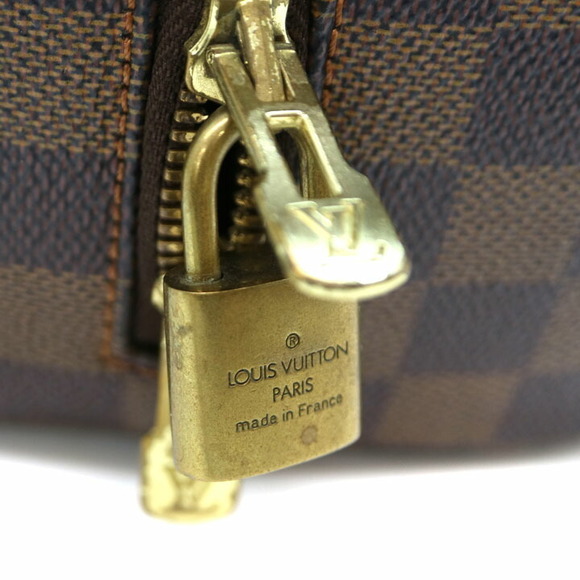 Louis Vuitton Nolita Damier Canvas Ebene Brown Handbag - Picture 8 of 9